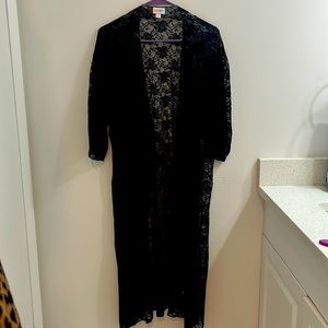 LulaRoe long Cardigan. Size Med
